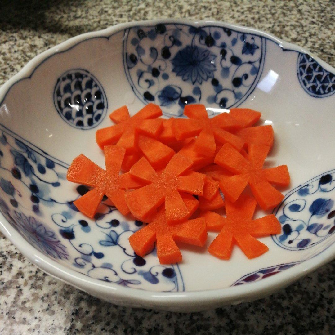 趣味胡萝卜花