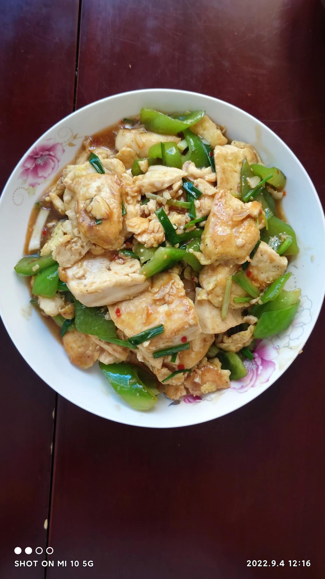 家常煎豆腐