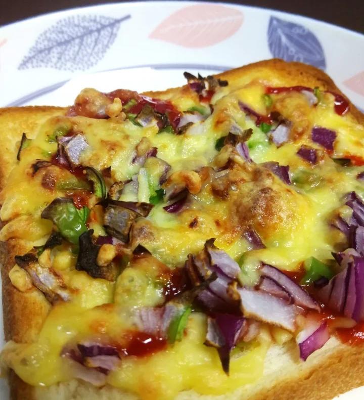 超好吃面包披萨🍕