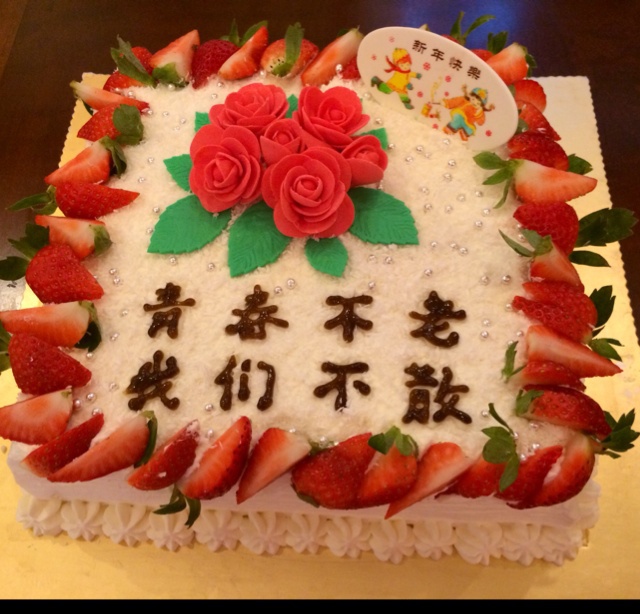 圣诞花环蛋糕