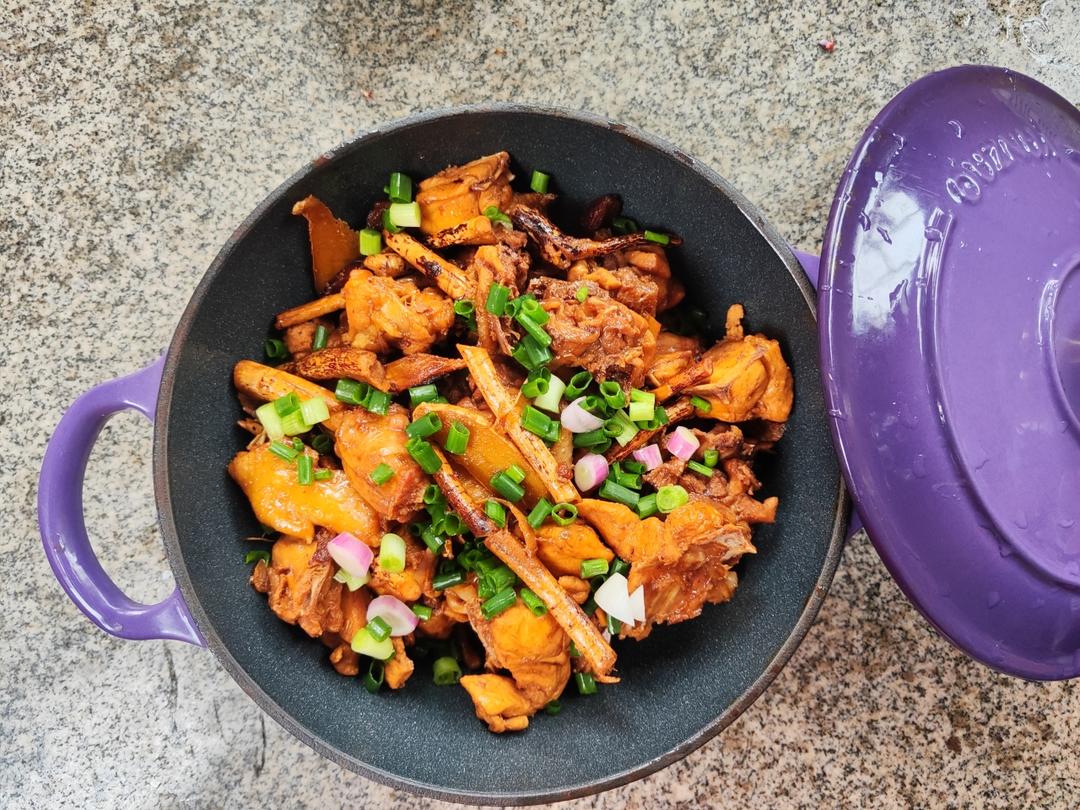 五指毛桃鸡的做法