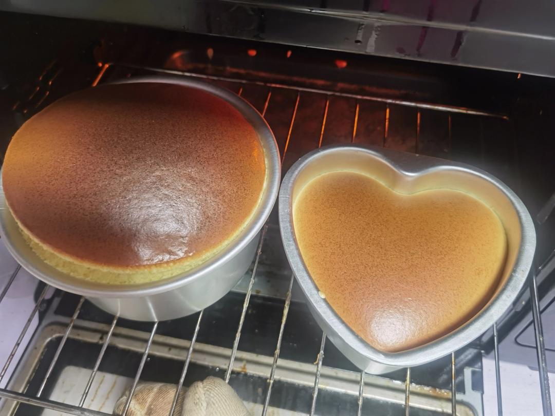 8寸轻乳酪蛋糕不开裂不缩腰