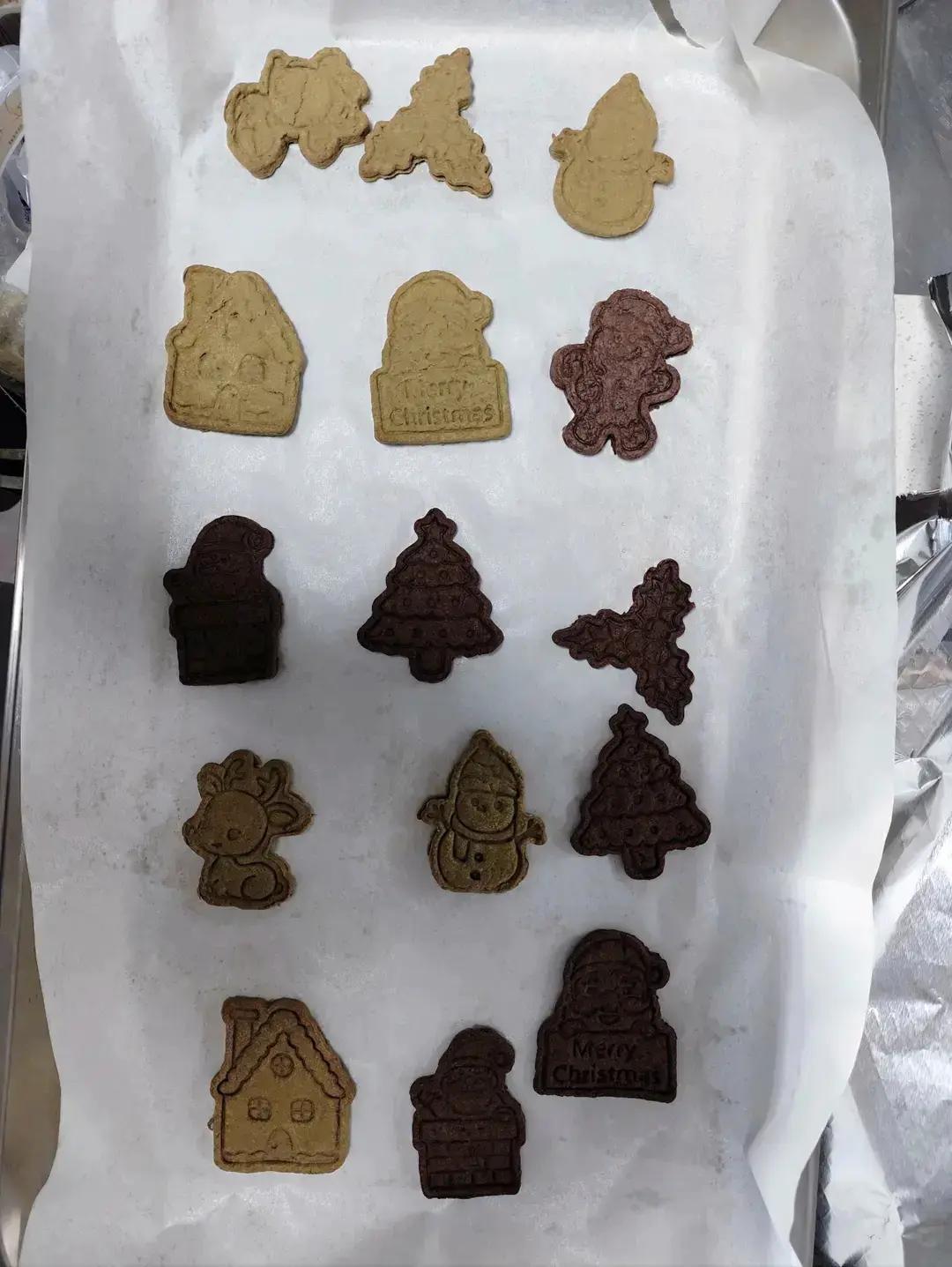 圣诞🎄饼干丨简单易做零失败