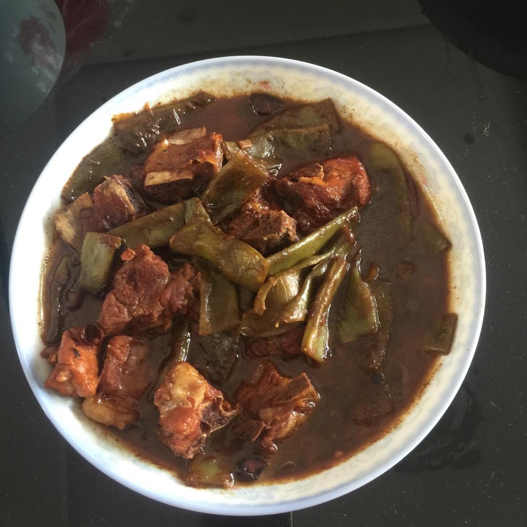 排骨炖豆角
