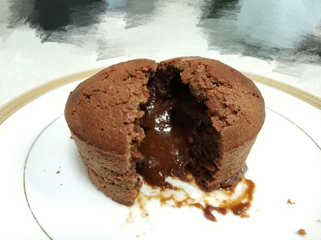 巧克力熔岩蛋糕(全图文超简单)