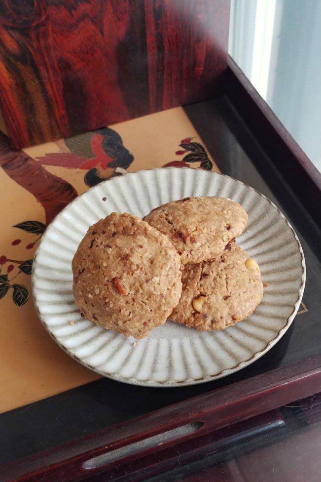 纯素烘培之燕麦核桃软曲奇