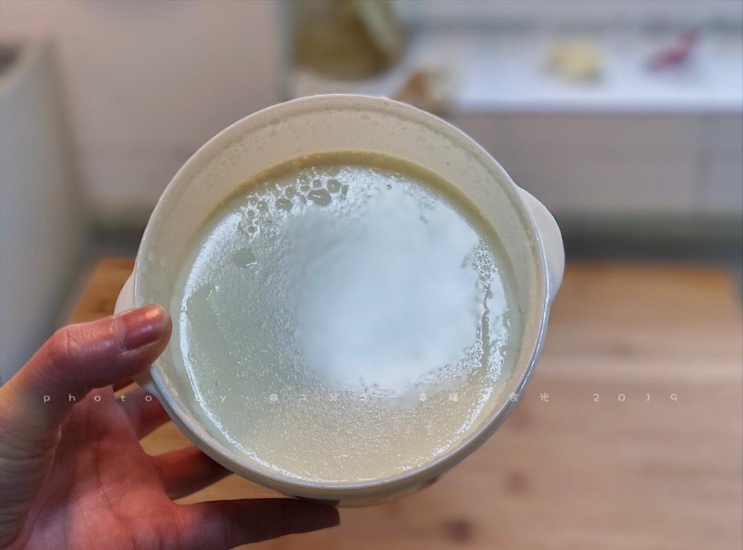 手工无糖镜面老酸奶的做法