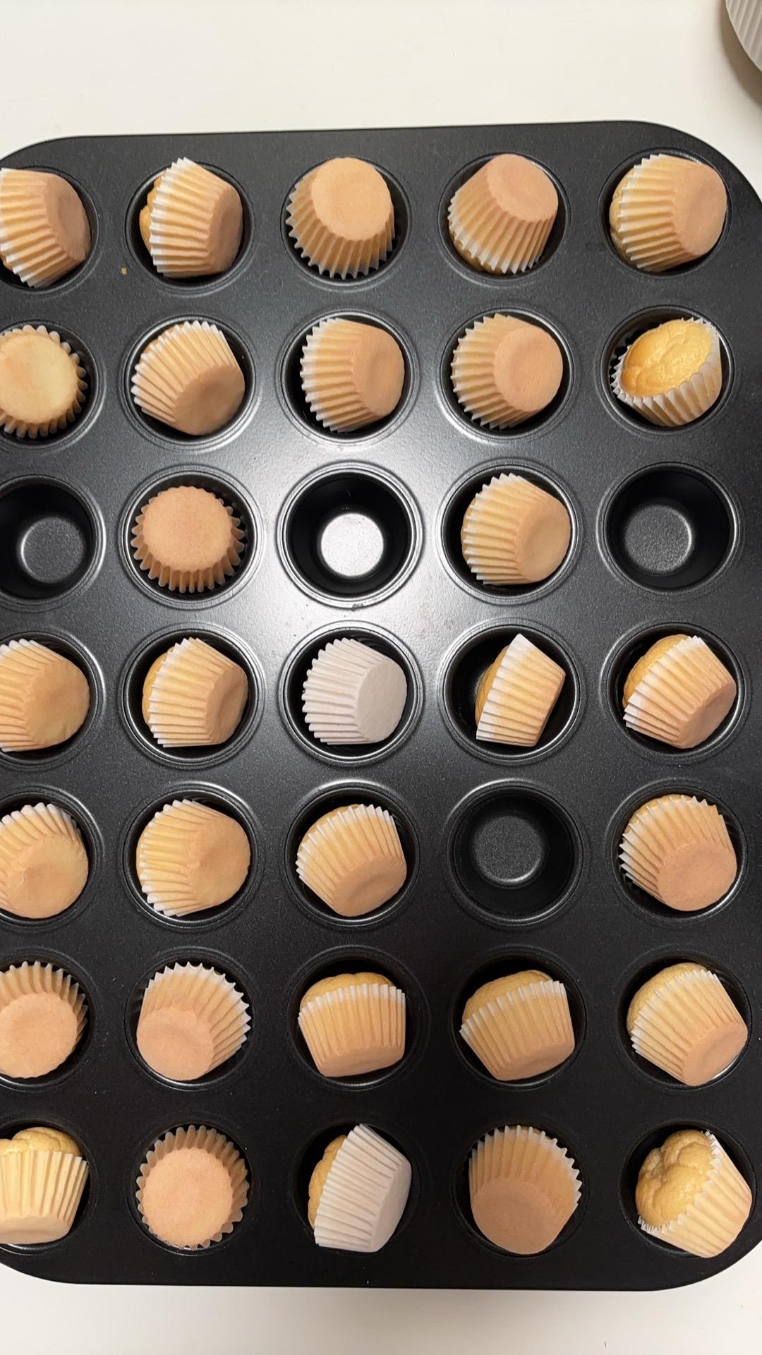 35连迷你纸杯小蛋糕