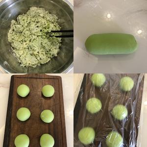 菠菜汁馒头卷的做法 步骤4