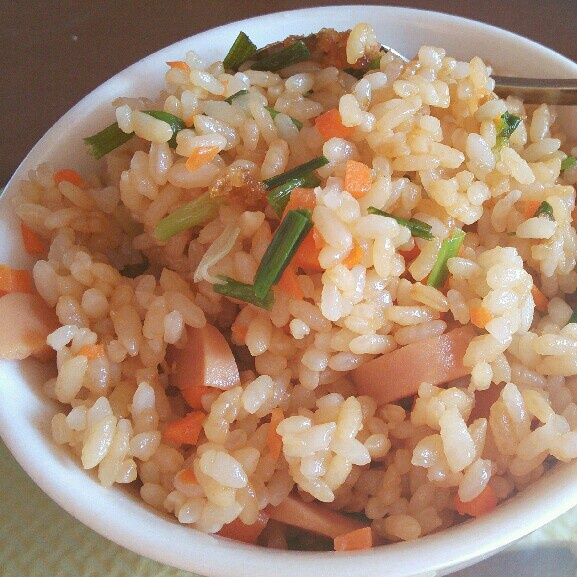 酱油素炒饭