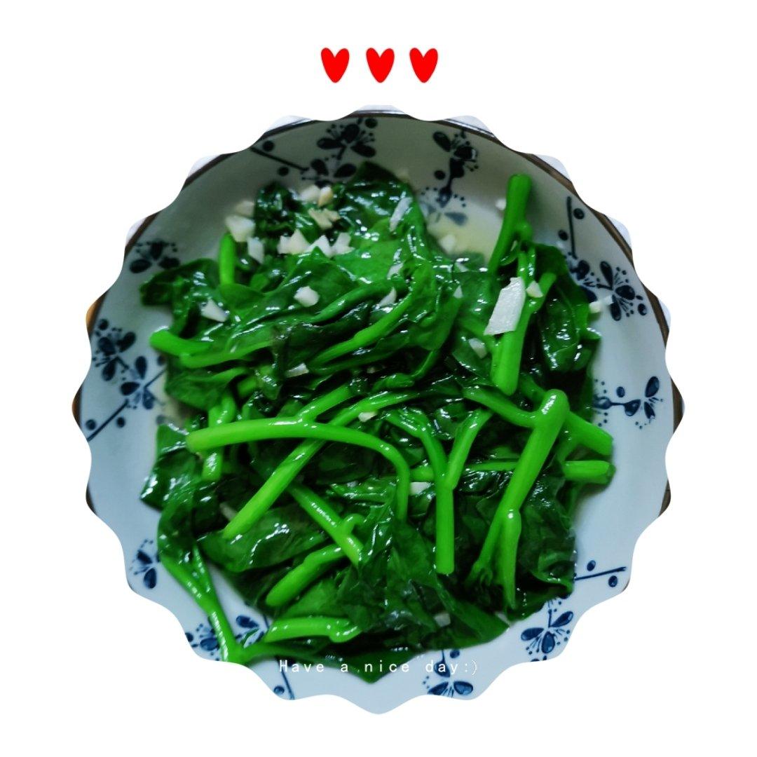 蒜泥木耳菜