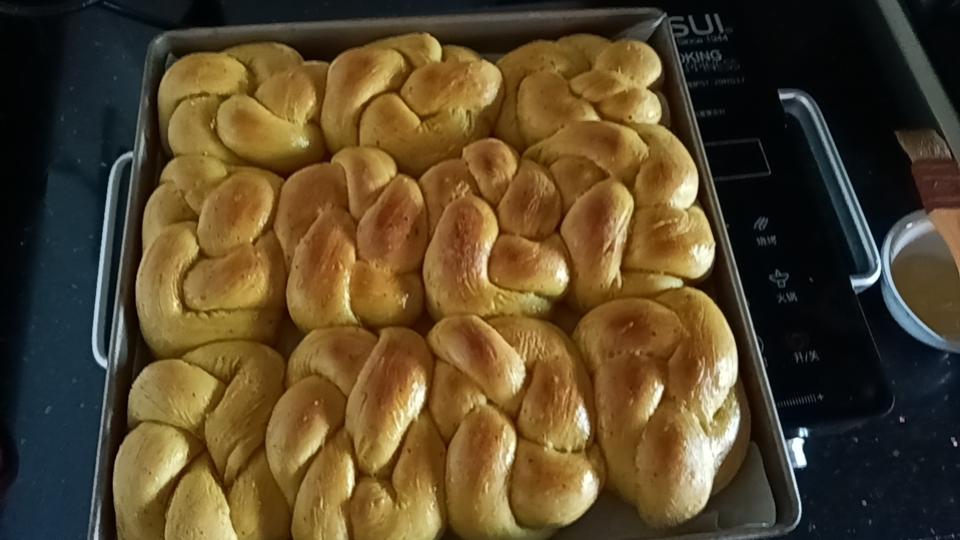 南瓜红枣老面包(花生油)【28CM金盘】
