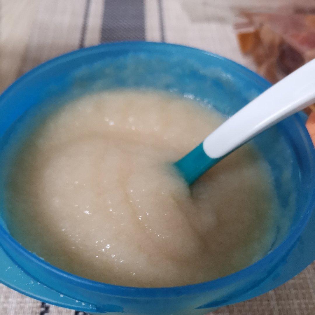 辅食-苹果泥米粉