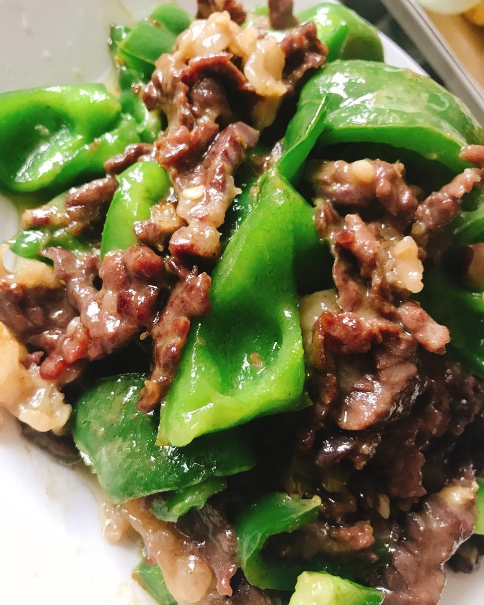 青椒炒牛肉