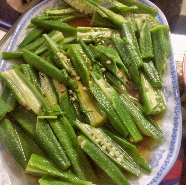 葱油秋葵