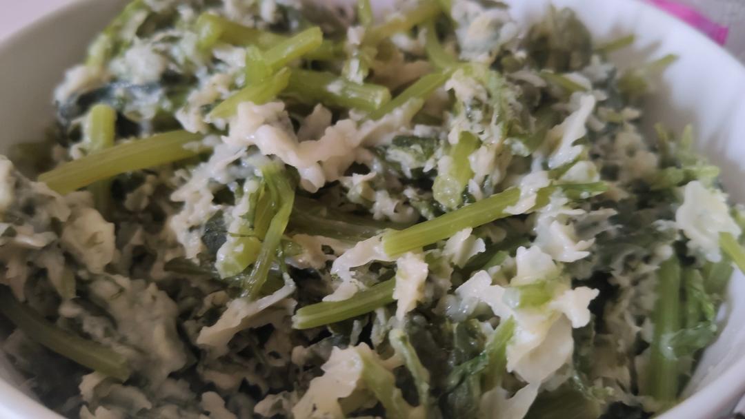 蒸茼蒿（蒸菜）