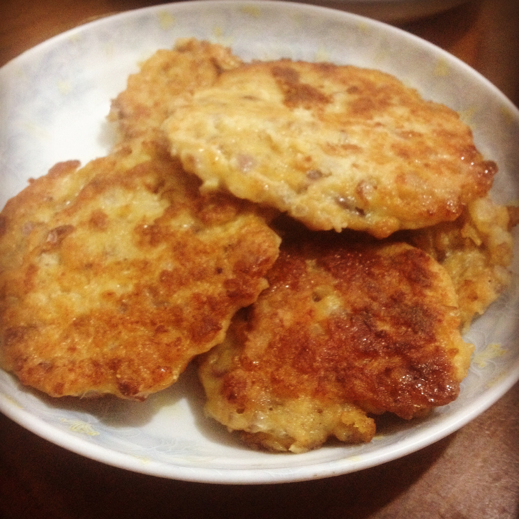 香煎鸡肉小饼