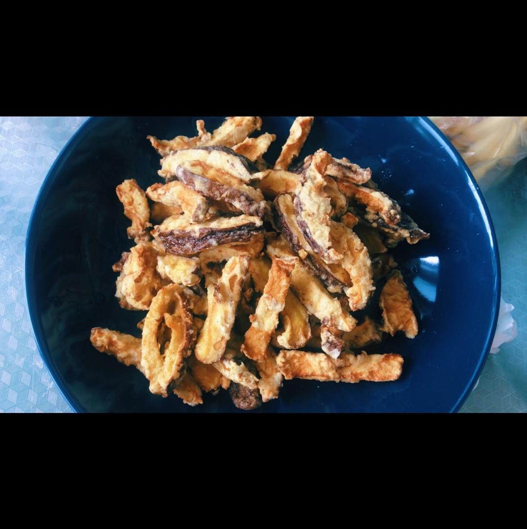 堪比烧烤的炸香菇