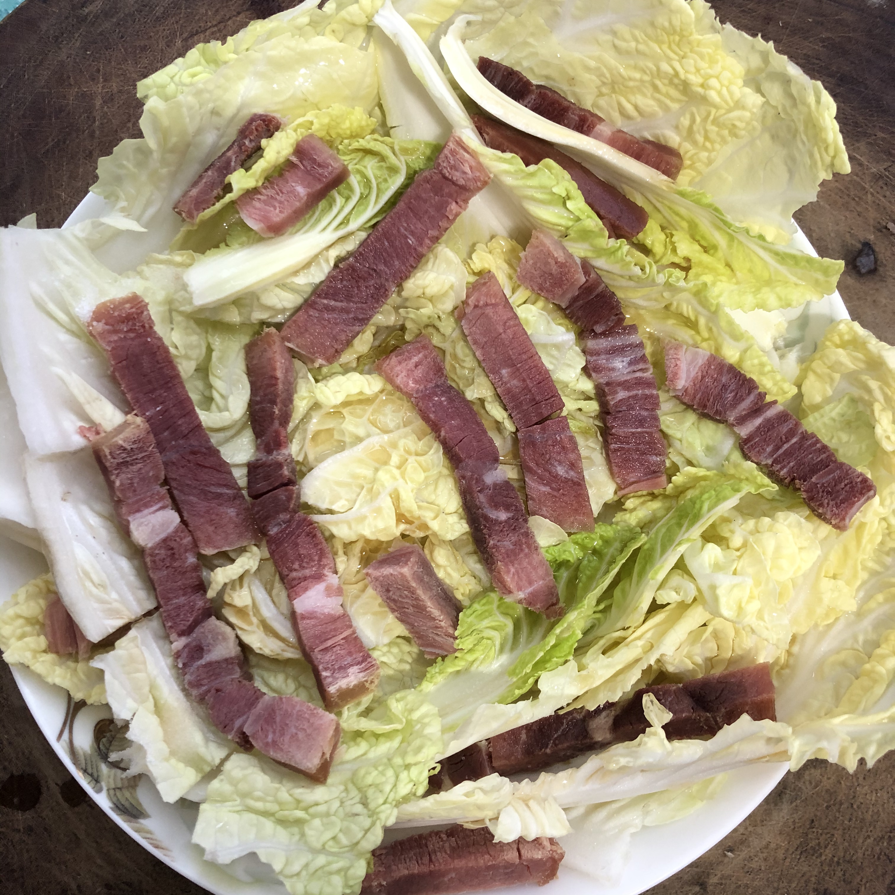 火腿肉炖白菜  简单无极限的做法 步骤5