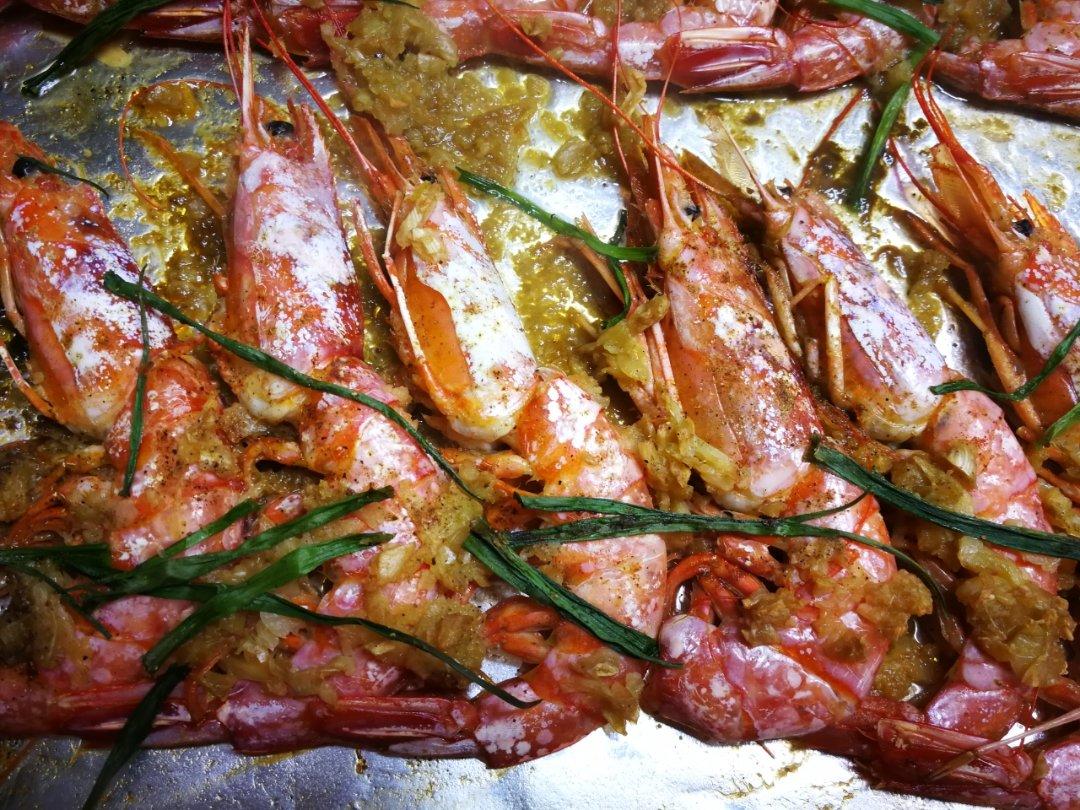 盐烤阿根廷红虾