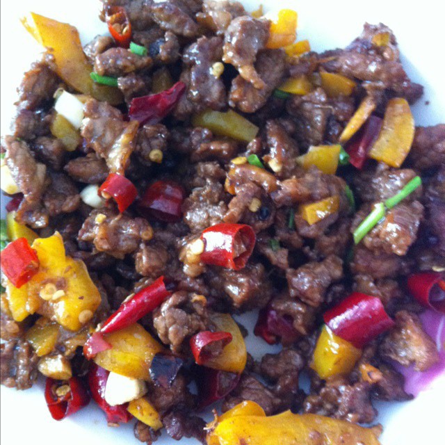 小炒牛肉