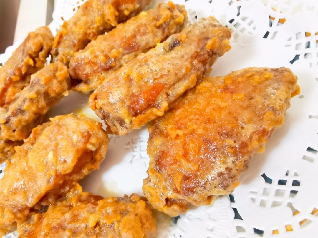 金灿灿咸蛋黄焗鸡翅