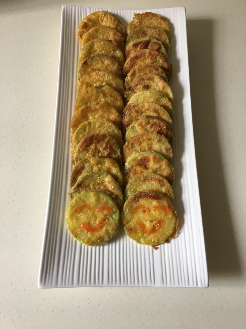 小辣椒爱美食做的角瓜饼(韩式)