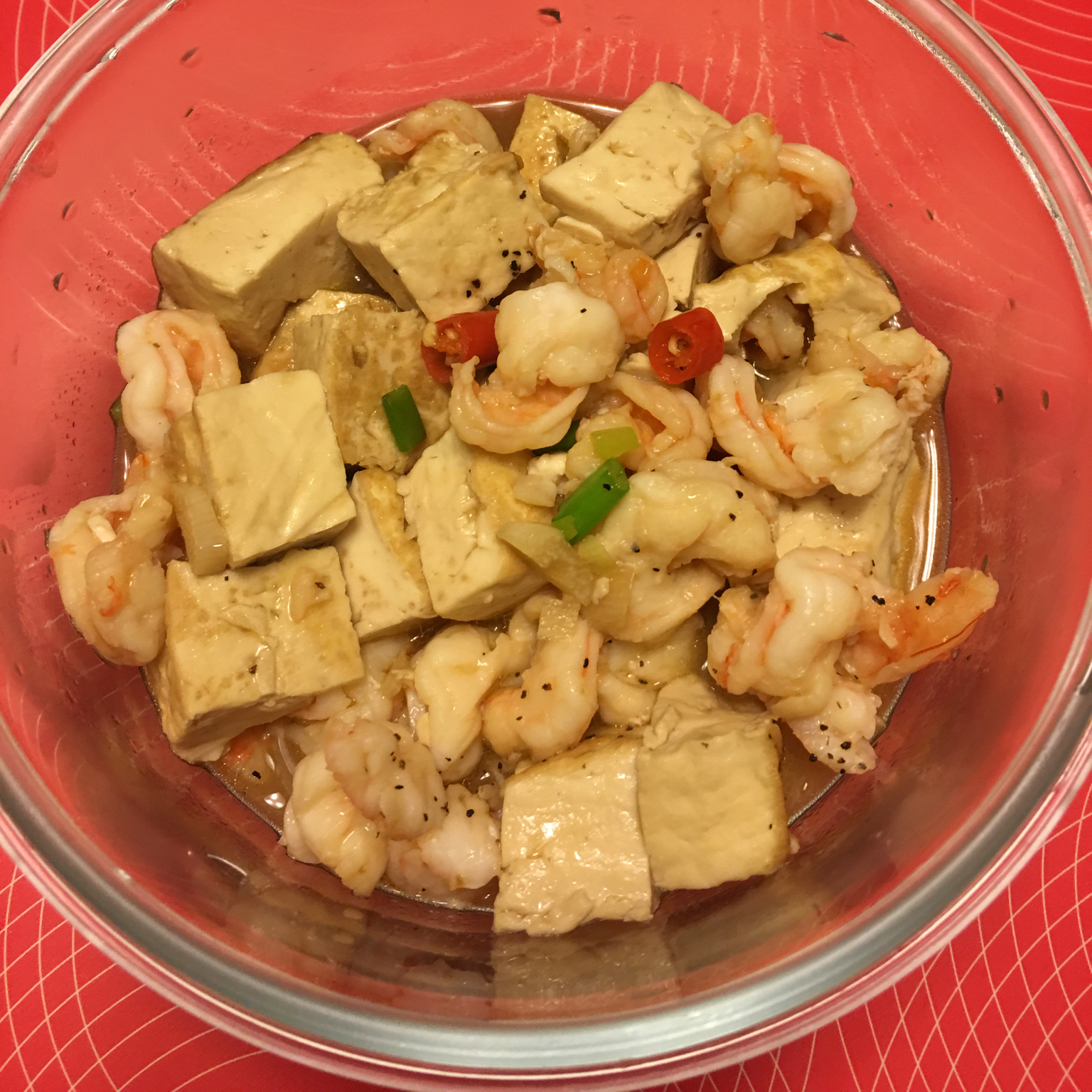 虾仁豆腐