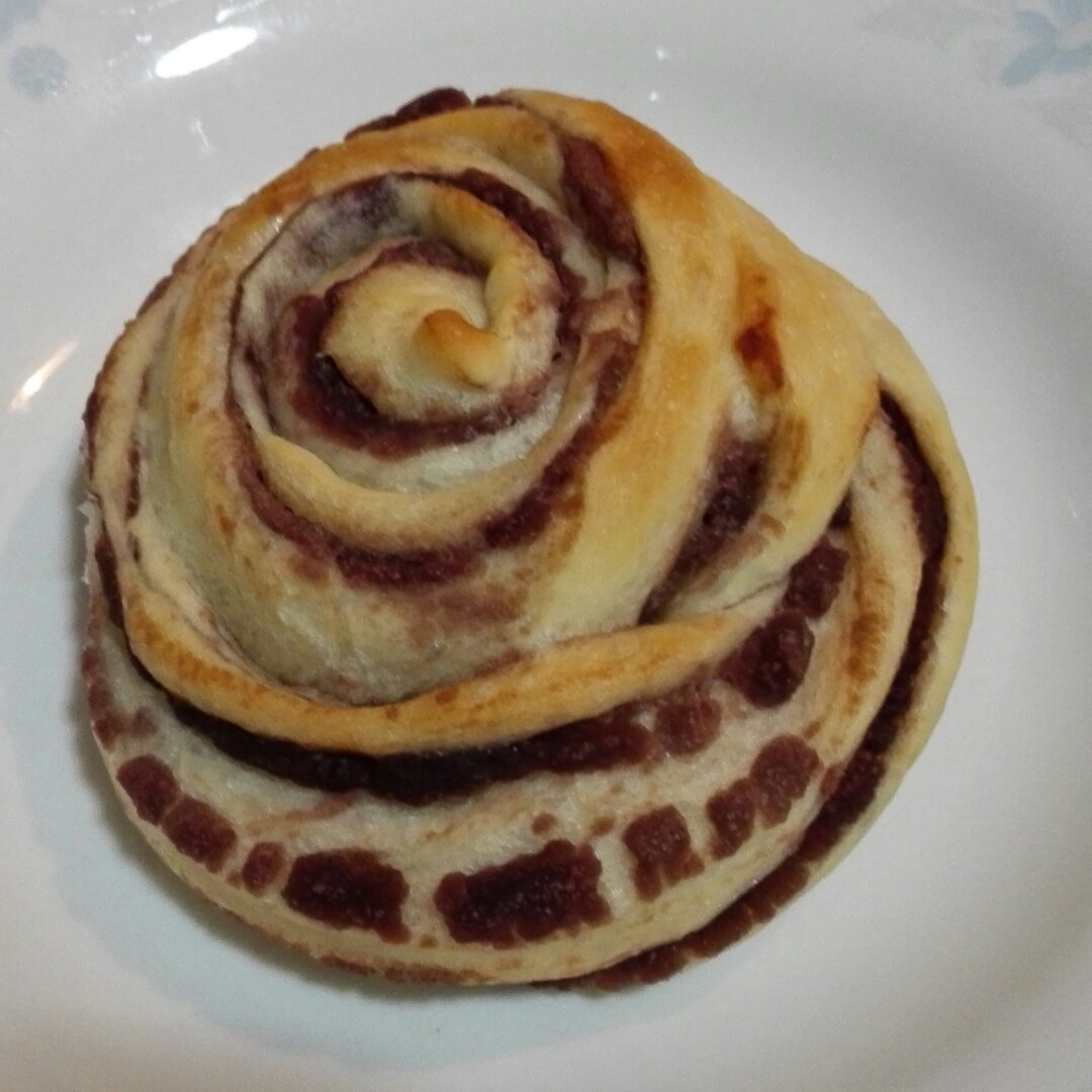 手揉甜面包～豆沙千层包和豆沙卷