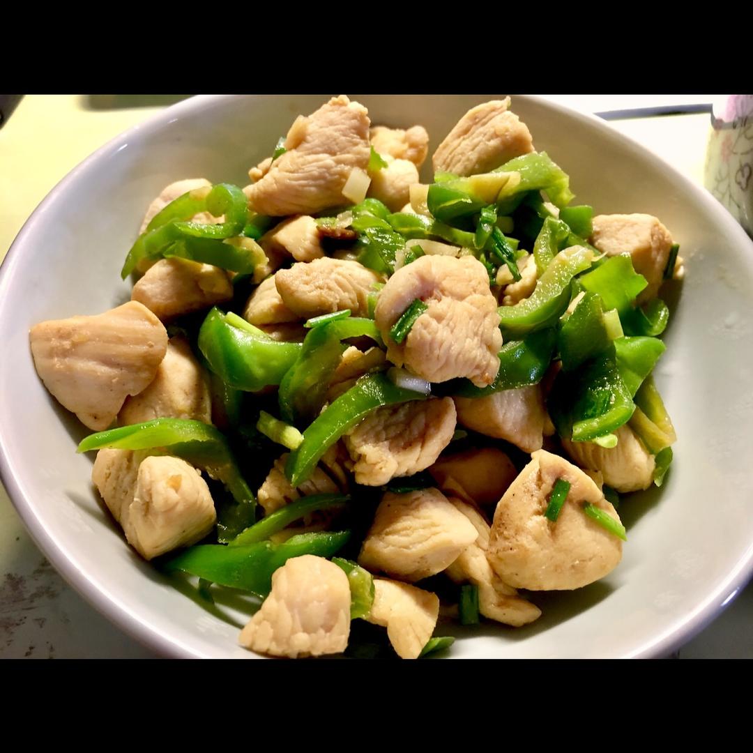青椒炒鸡腿肉（大厨级别）