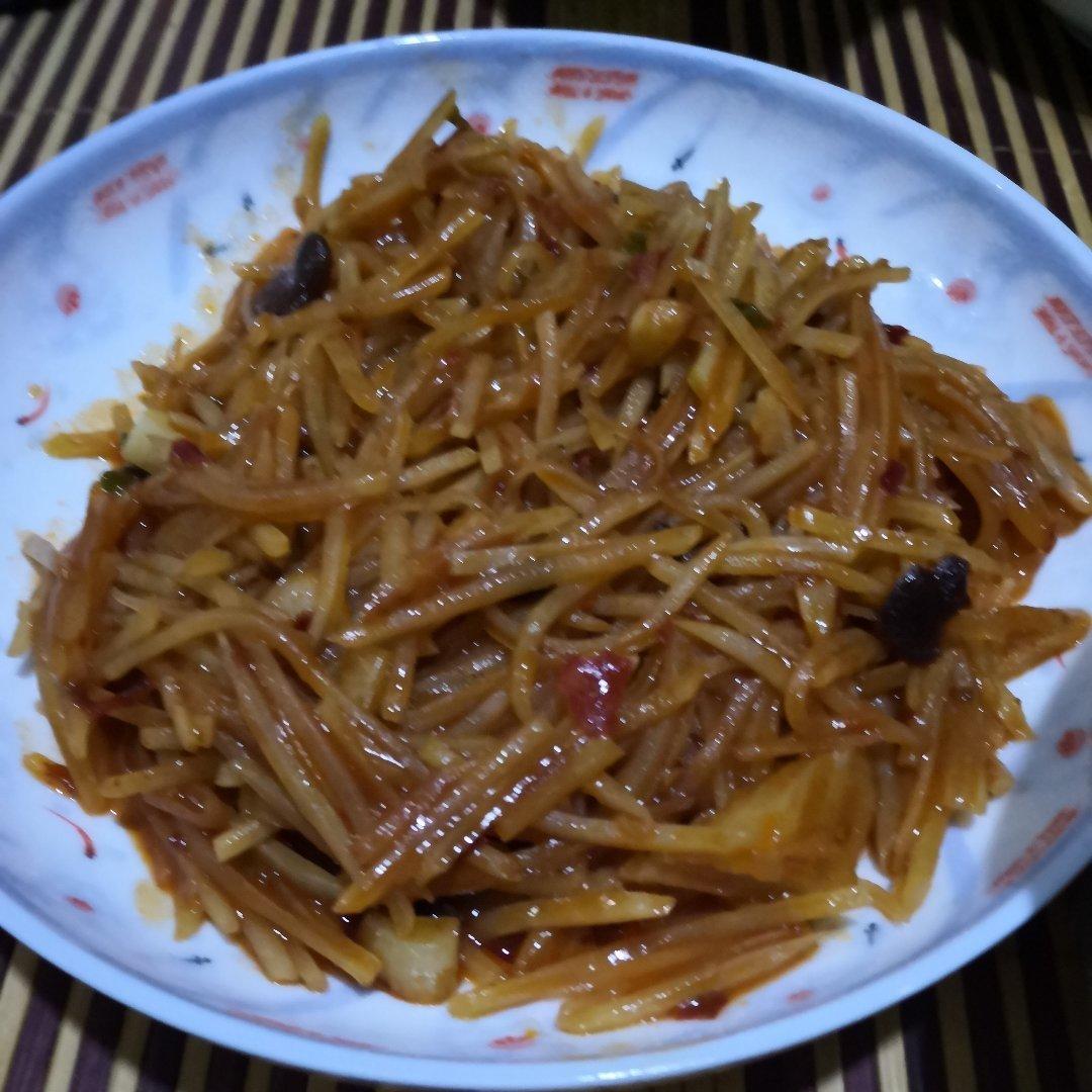 下厨房用户ajqf做的鱼香土豆丝懒人版