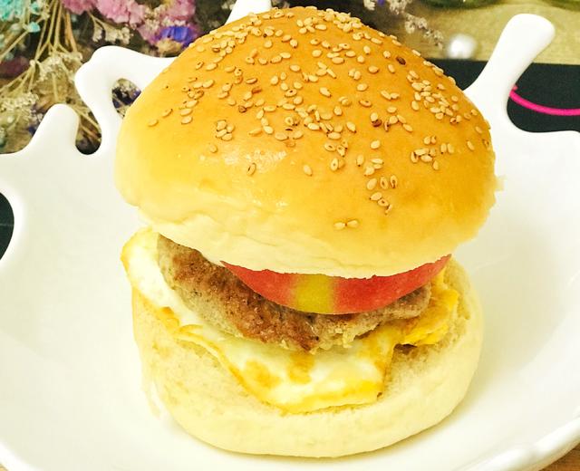 不输快餐店的猪排汉堡包🍔的做法