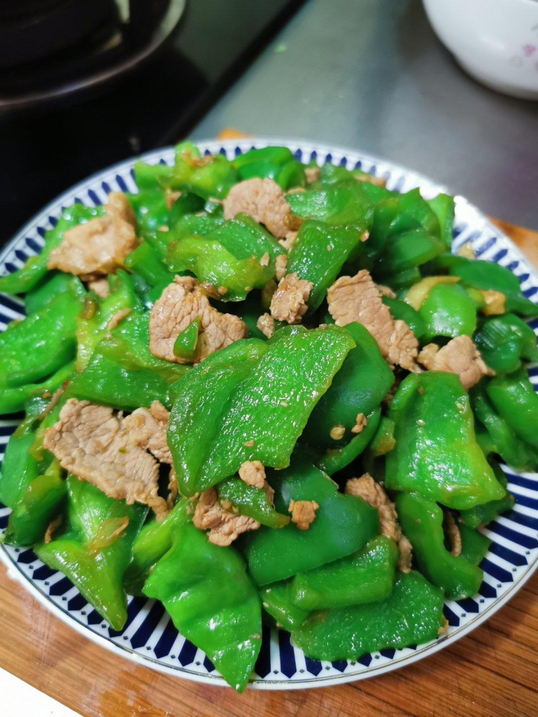 青椒炒肉