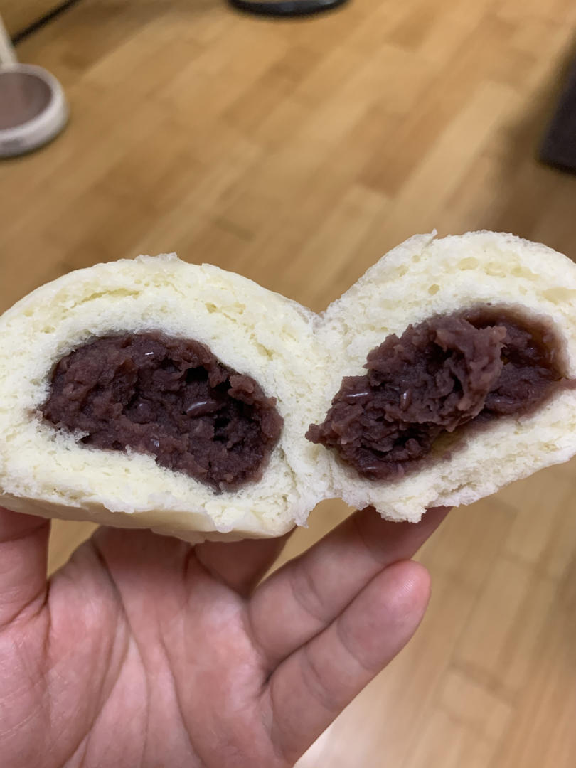 软乎乎的豆沙包