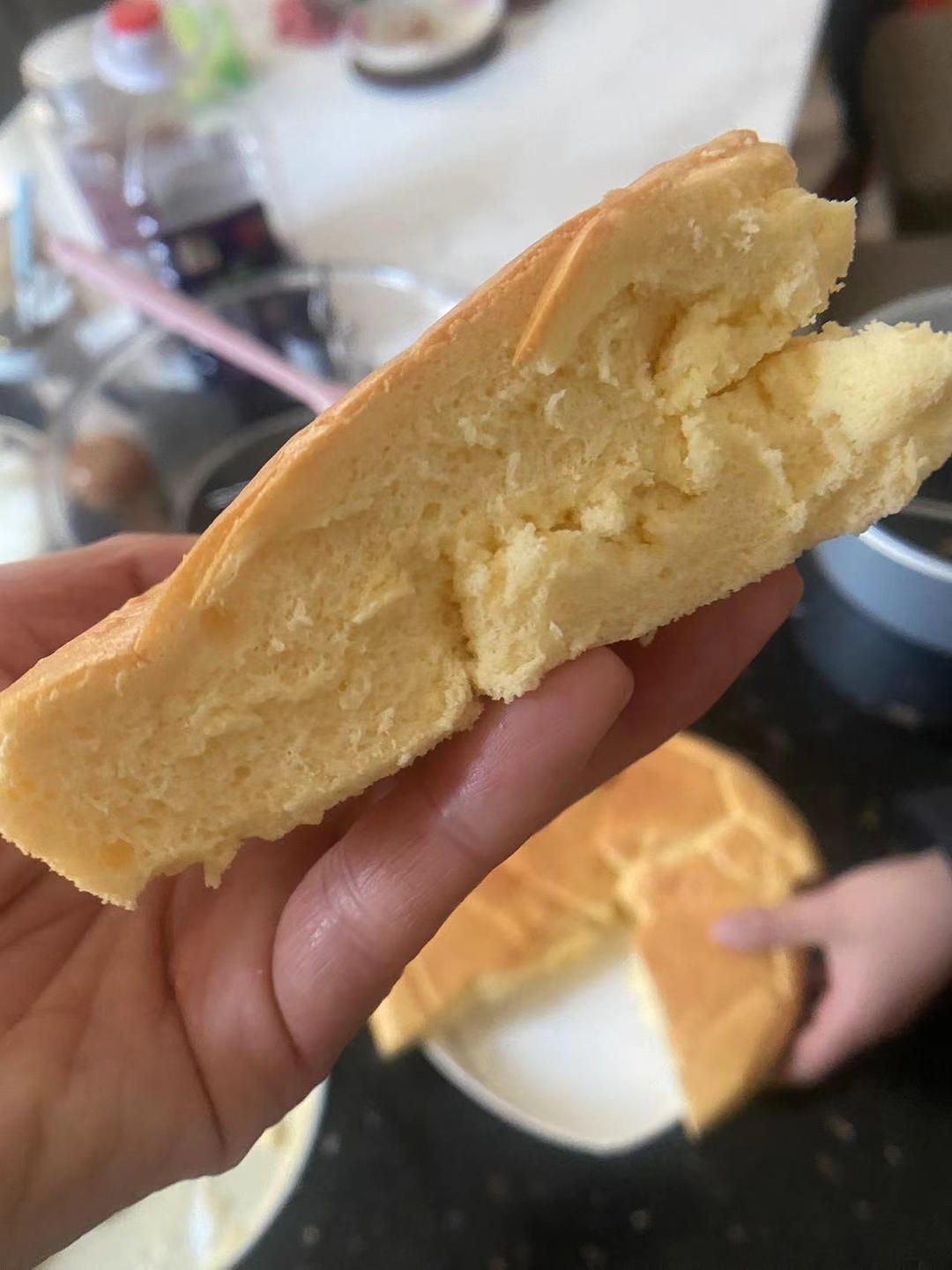 戚风蛋糕，8寸模具，4个鸡蛋，烘焙入门