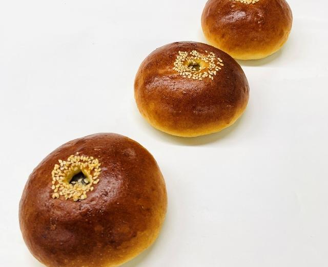 红豆栗子甜面包的做法