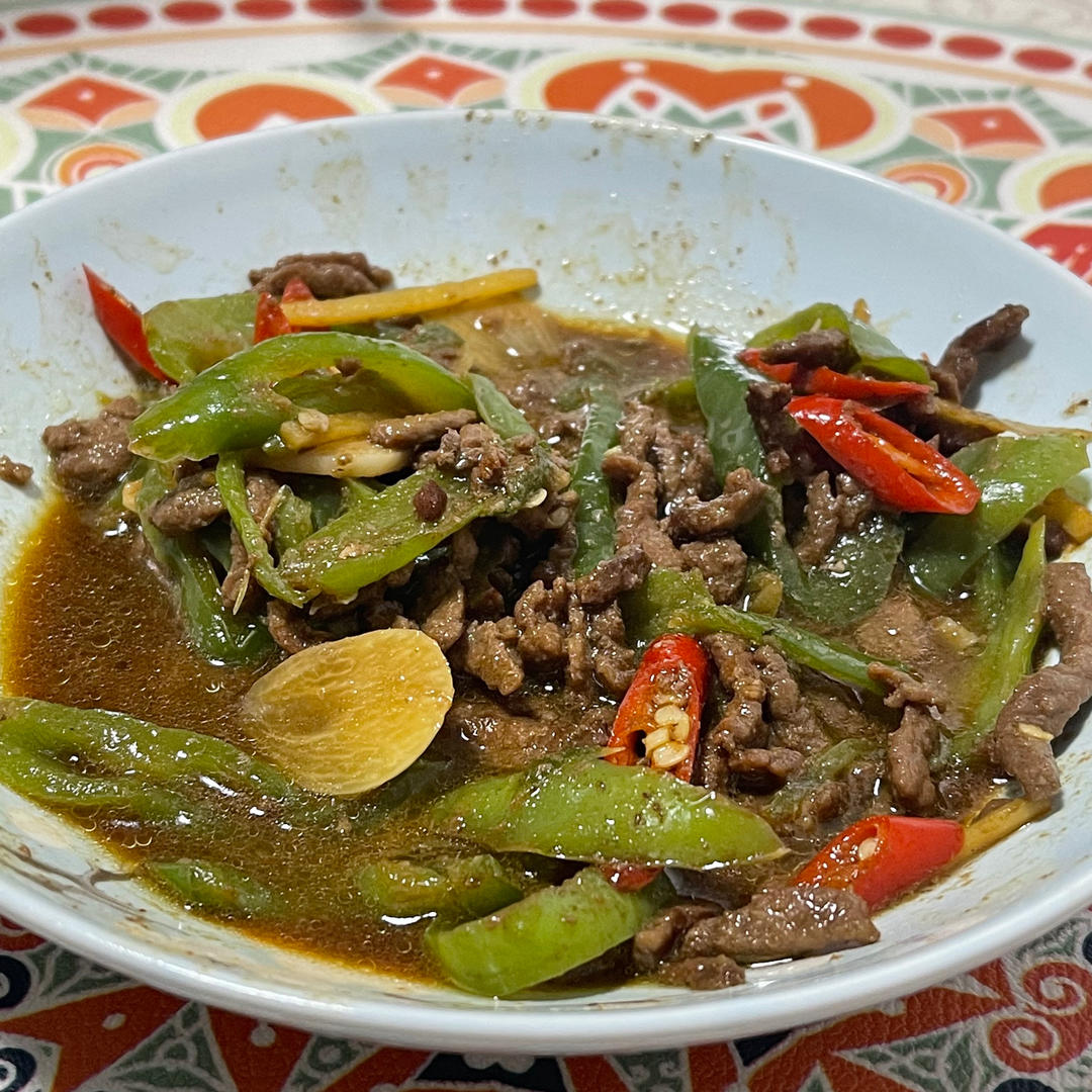 小炒牛肉丝