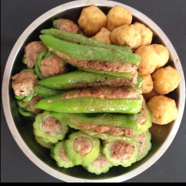 冰冰--做的煎酿三宝