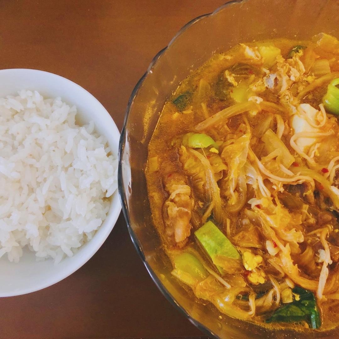 泡菜肥牛豆腐汤