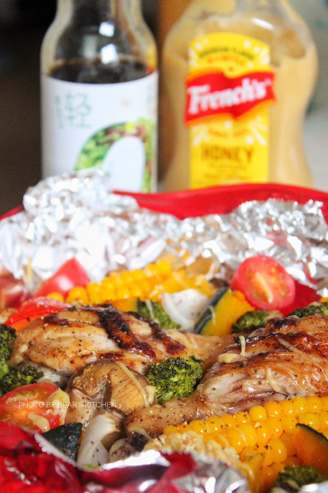 味好美｜21天刷脂计划｜时蔬烤鸡腿的做法