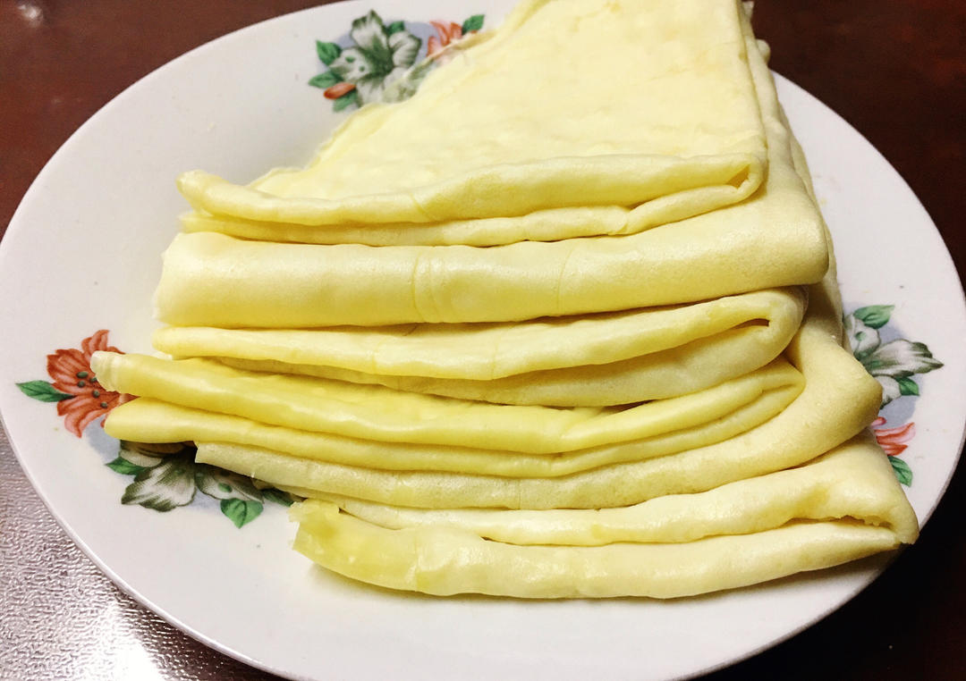 手不沾面😋无油👏好吃到爆的👻水嫩鸡蛋饼