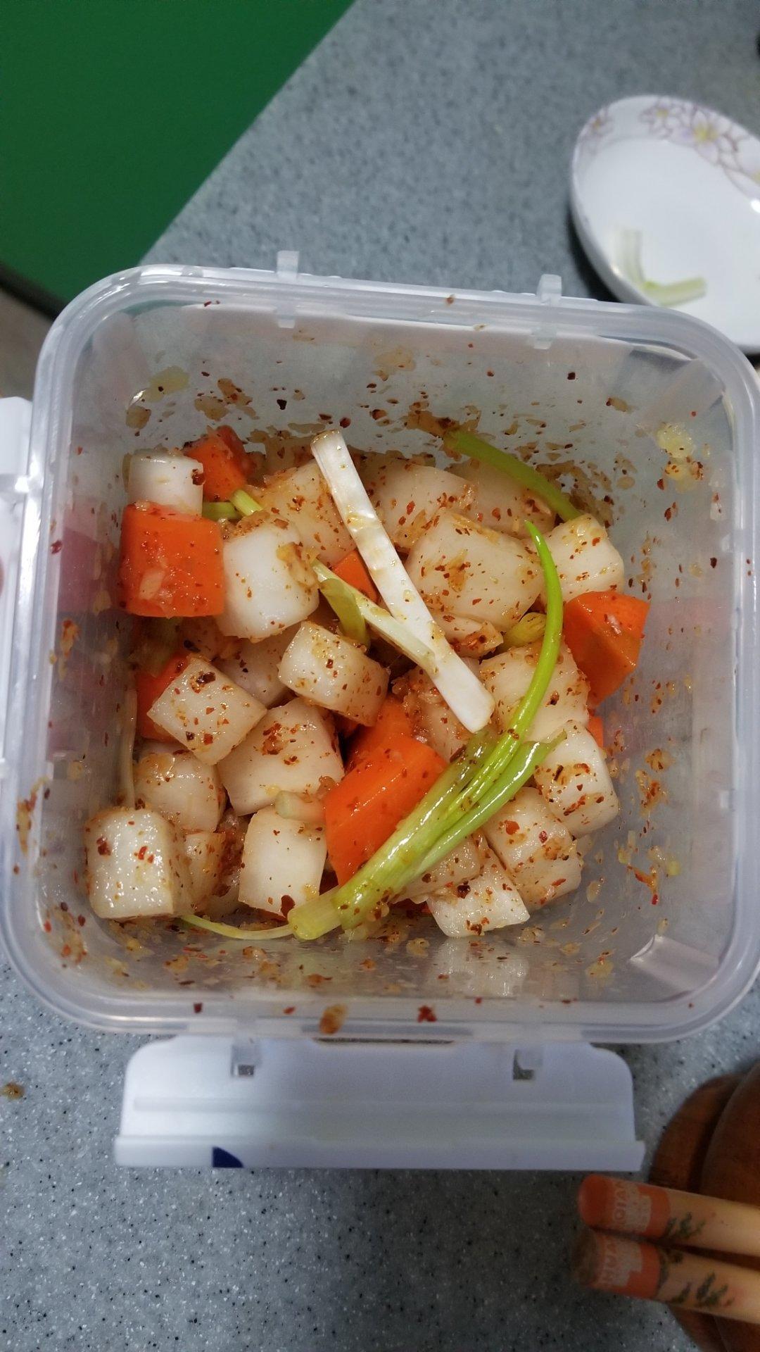 懒人版开胃萝卜咸菜