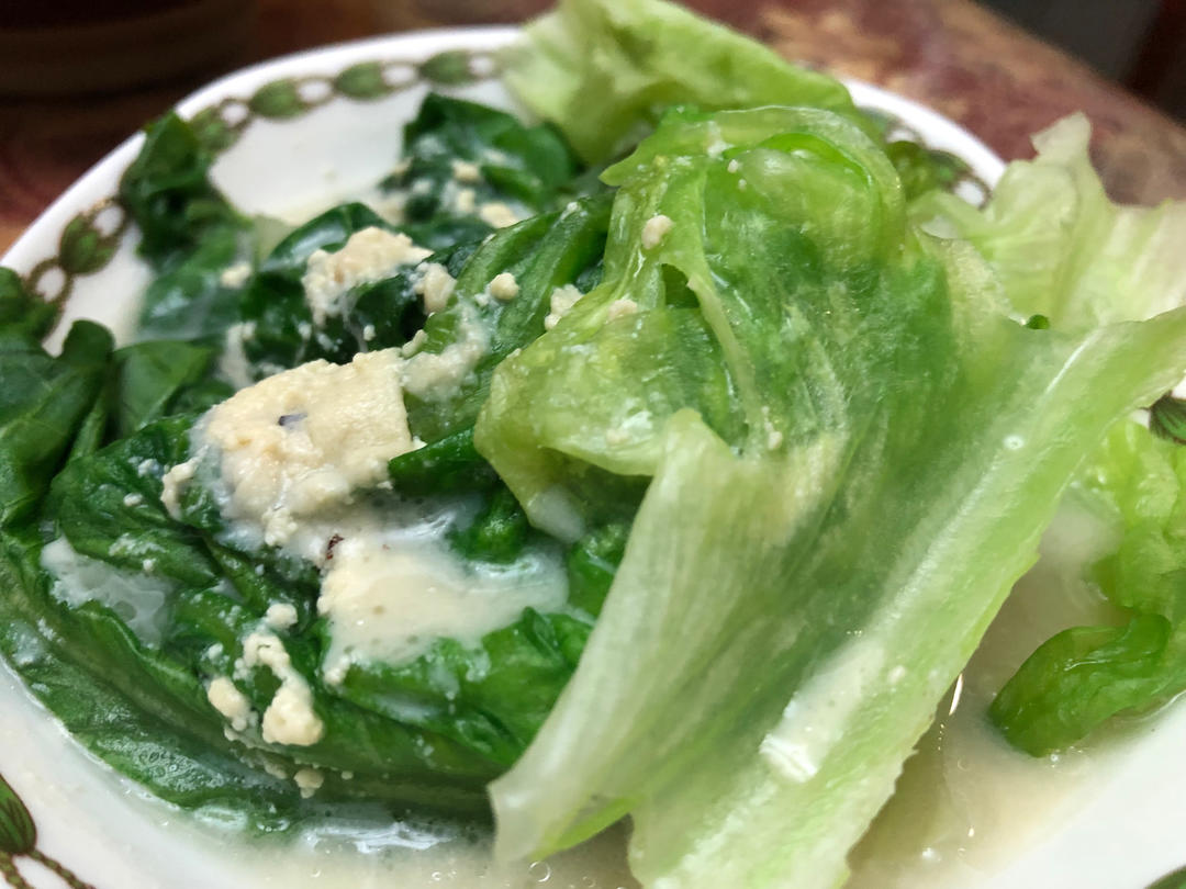 超快手腐乳生菜