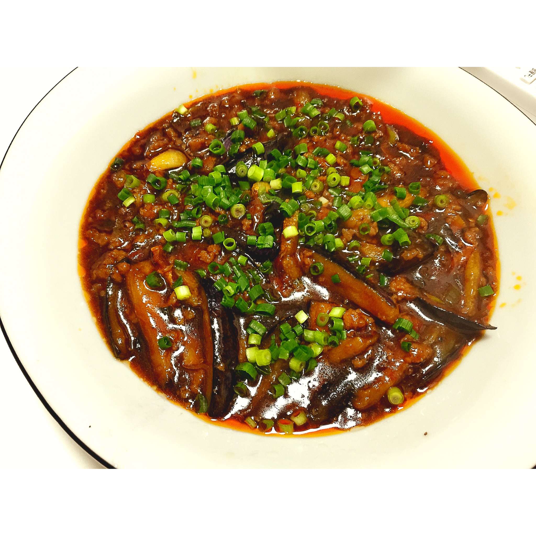 红烧肉沫茄子