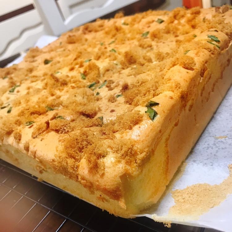香葱肉松咸戚风
