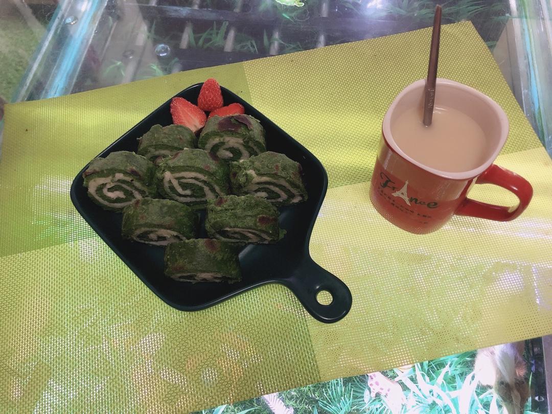 菠菜山药卷-宝宝最棒的辅食