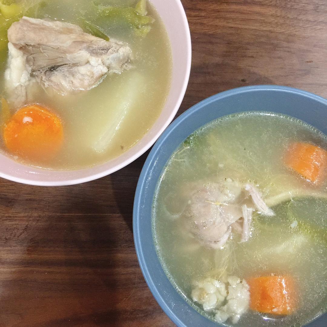 hannahleung做的沙葛红萝卜脊骨汤