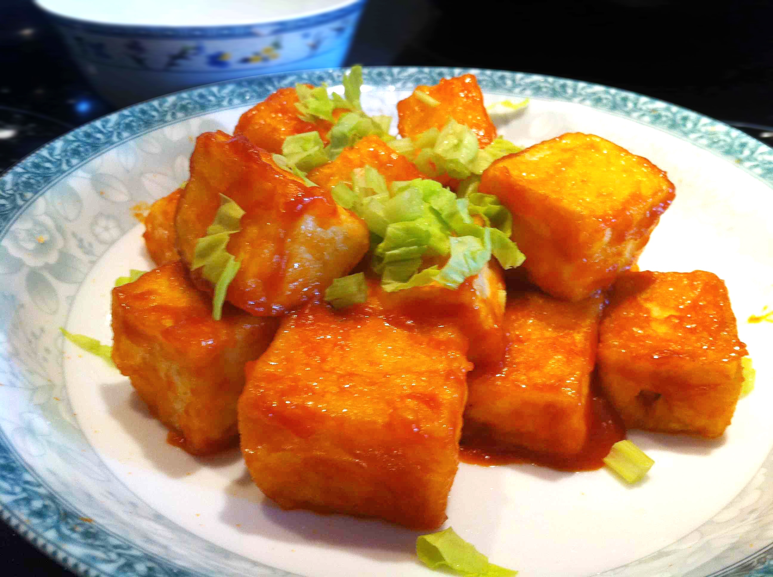 茄汁脆皮豆腐