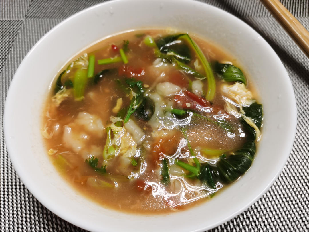 简单早餐-疙瘩汤
