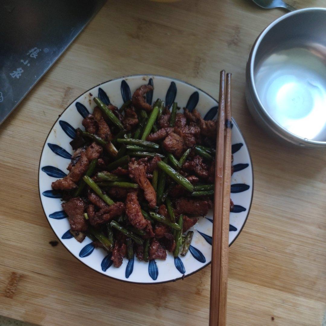 蒜薹炒肉